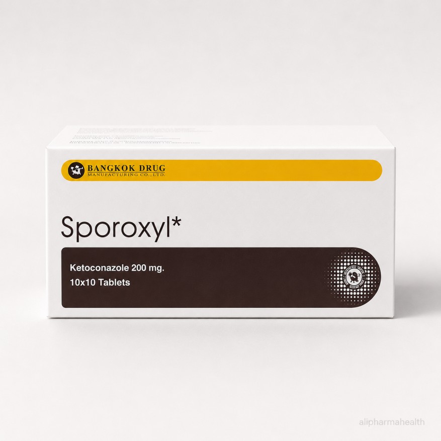 Sporoxyl Ketoconazole 200 mg oral antifungal tablets